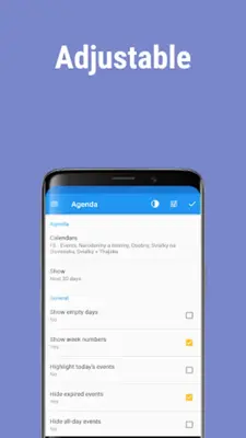 Agenda Widget android App screenshot 0